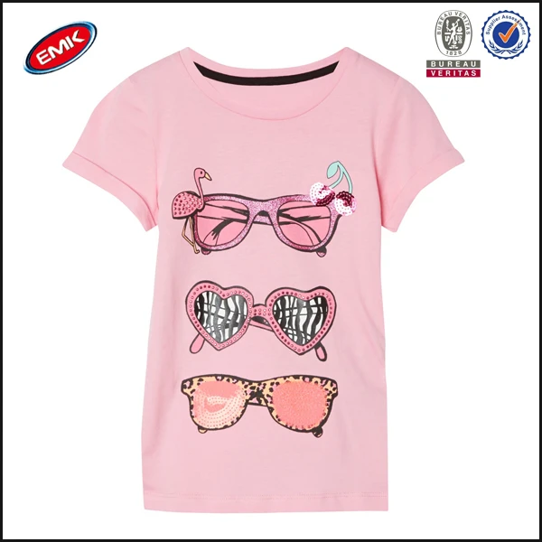 высокое качество дети t- рубашка печатных для девушки wholesa китай
