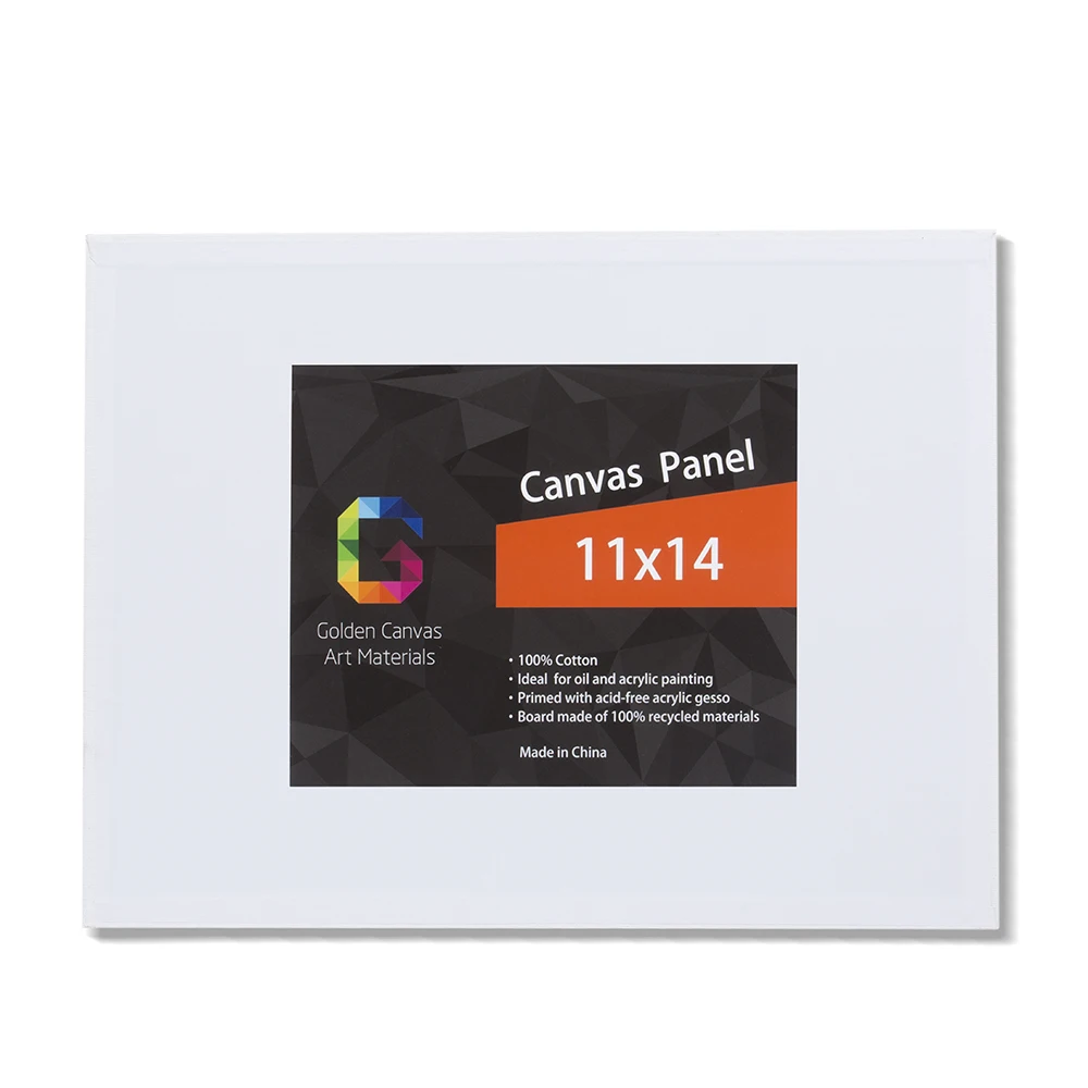 
10 pcs / pk 11x14 Wholesale canvas board 100% cotton linen stretched artist canvases for oil painting 