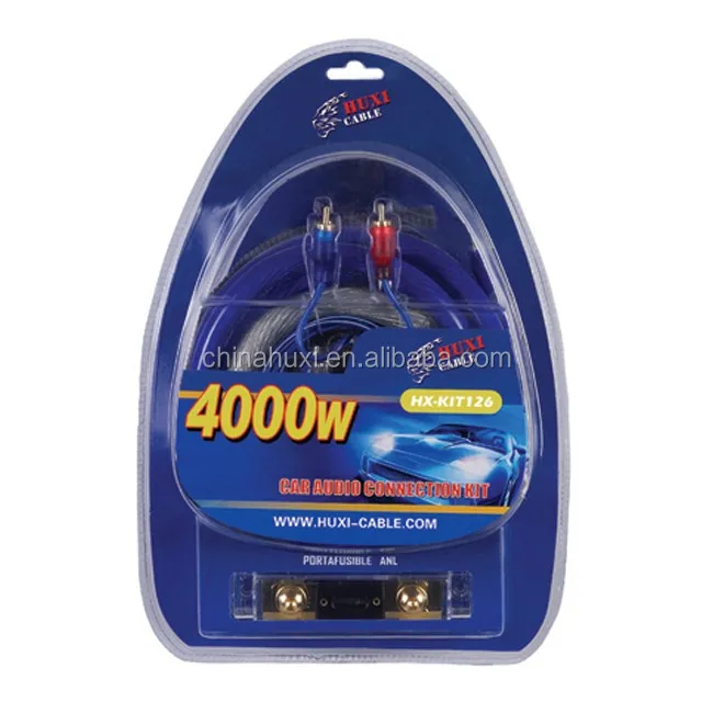 4 Gauge Car Amplifier Wiring Kit , For Car Amplifier Wiring Kit , 4ga Amp Amplifier Fused Wire Wiring Kit