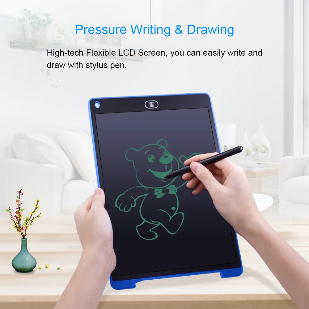 8.5' LCD Writing Tablet Digital Graphic Tablet Electronic Handwriting Drawing Pad Board Notepad + Stylus Pen for Kids