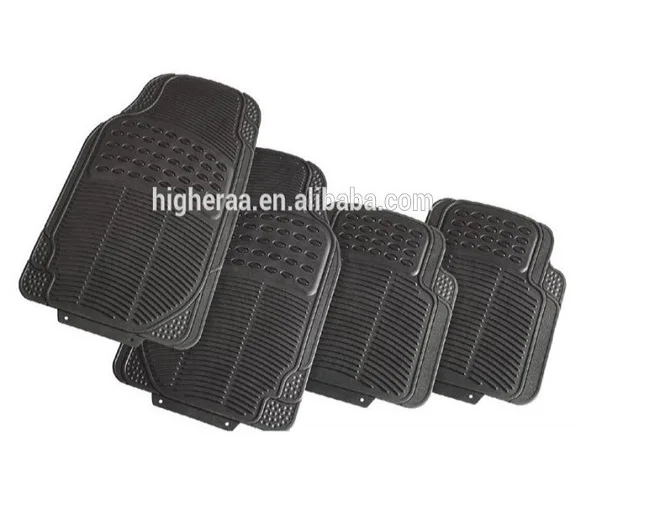 JD102-04 классический полный набор черный ПВХ автомобильные коврики