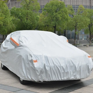 Polyester Dustproof Folding Garage Car Cover