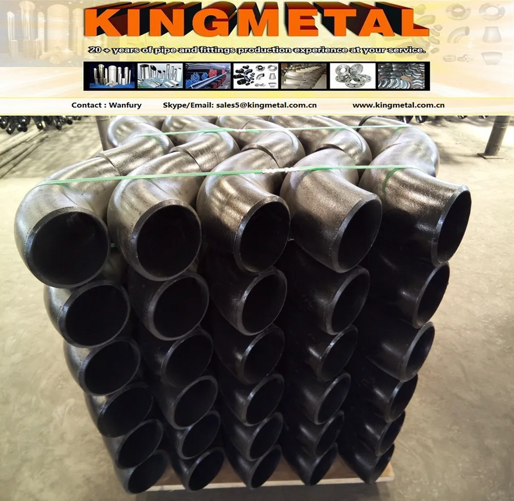 ASTM A860 WPHY X52 12 inch SCH80 45 LR 3D CARBON STEEL ELBOW