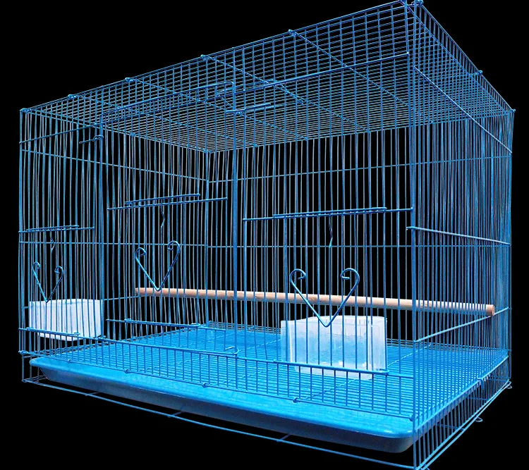 Factory Powder Coated Budgie Big Bird Cage Wire For Sale / Import Human Sized Aviary Kings Bird Cage Front