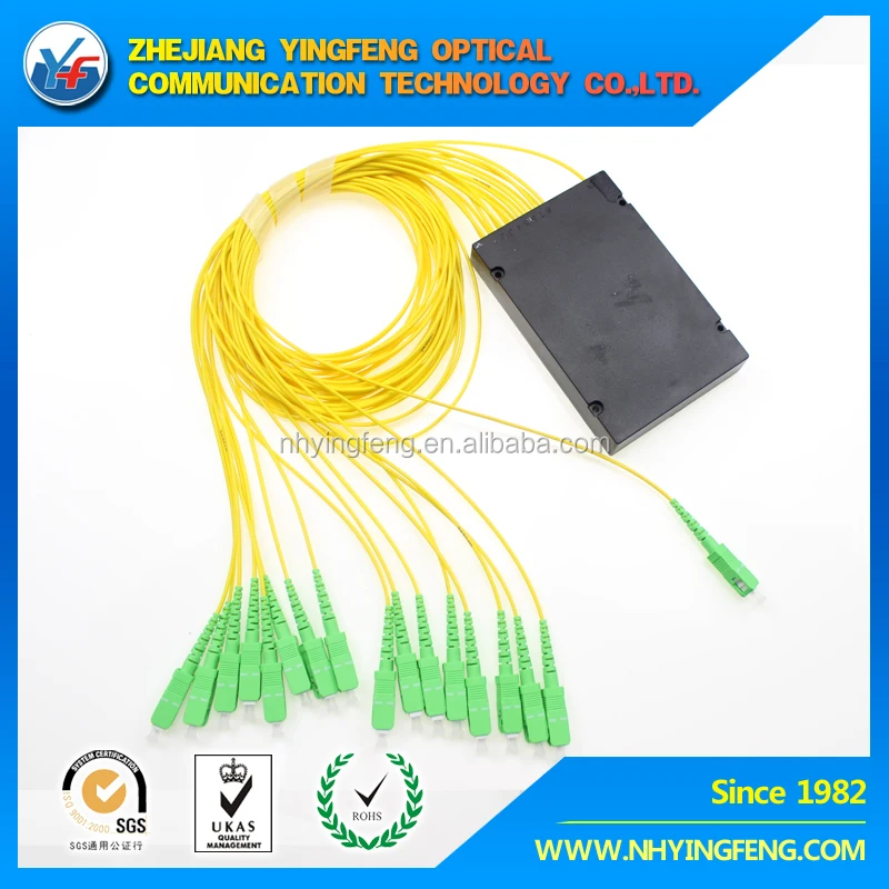 Оптический 1x4 окно PLC сплиттер с SC разъем для КАБЕЛЬНОГО ТЕЛЕВИДЕНИЯ FTTH Телеком