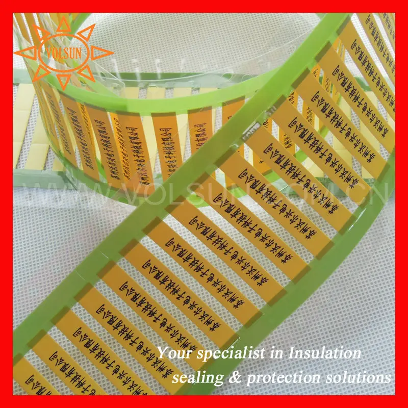 White Heat shrinkable cable identification marker sleeves