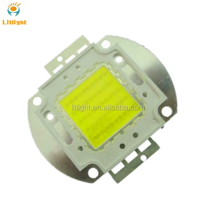 DC 30V 36V White Bridgelux Epistar Copper Board 3000K 4000K 5500K 6000K 6500K 7000K 10000K 15000K High Power 50w cob led chip