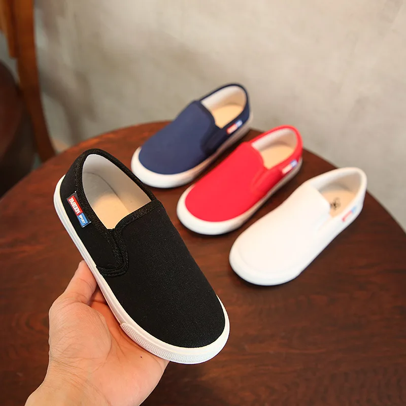 
High quality beautiful cartoon printing fancy canvas kids girls shoes 