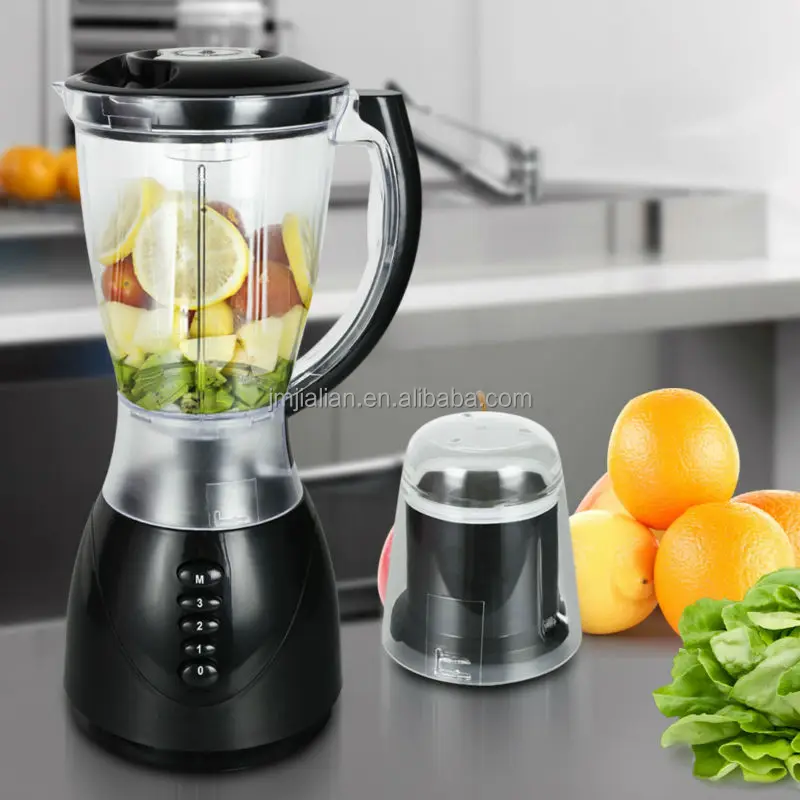 JL-B731 2 in 1 Push Button 3 Speeds Powerful Plastic Electric Food Masticator Blender