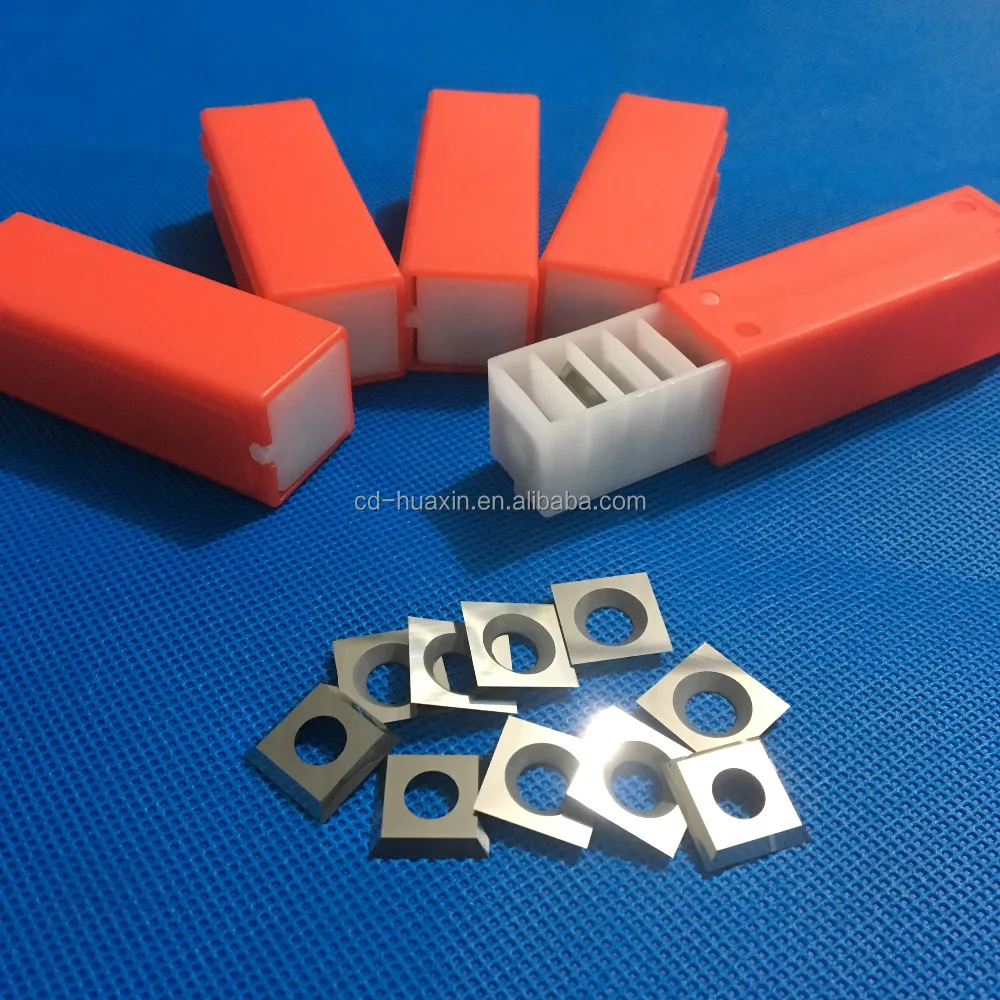 Sander Spiral Head Carbide Inserts 14 x 14 x 2 mm Square Carbide Planer knives