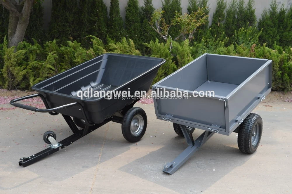 
Utility small farm garden tractor trailer / lawn tipping ATV trailer 