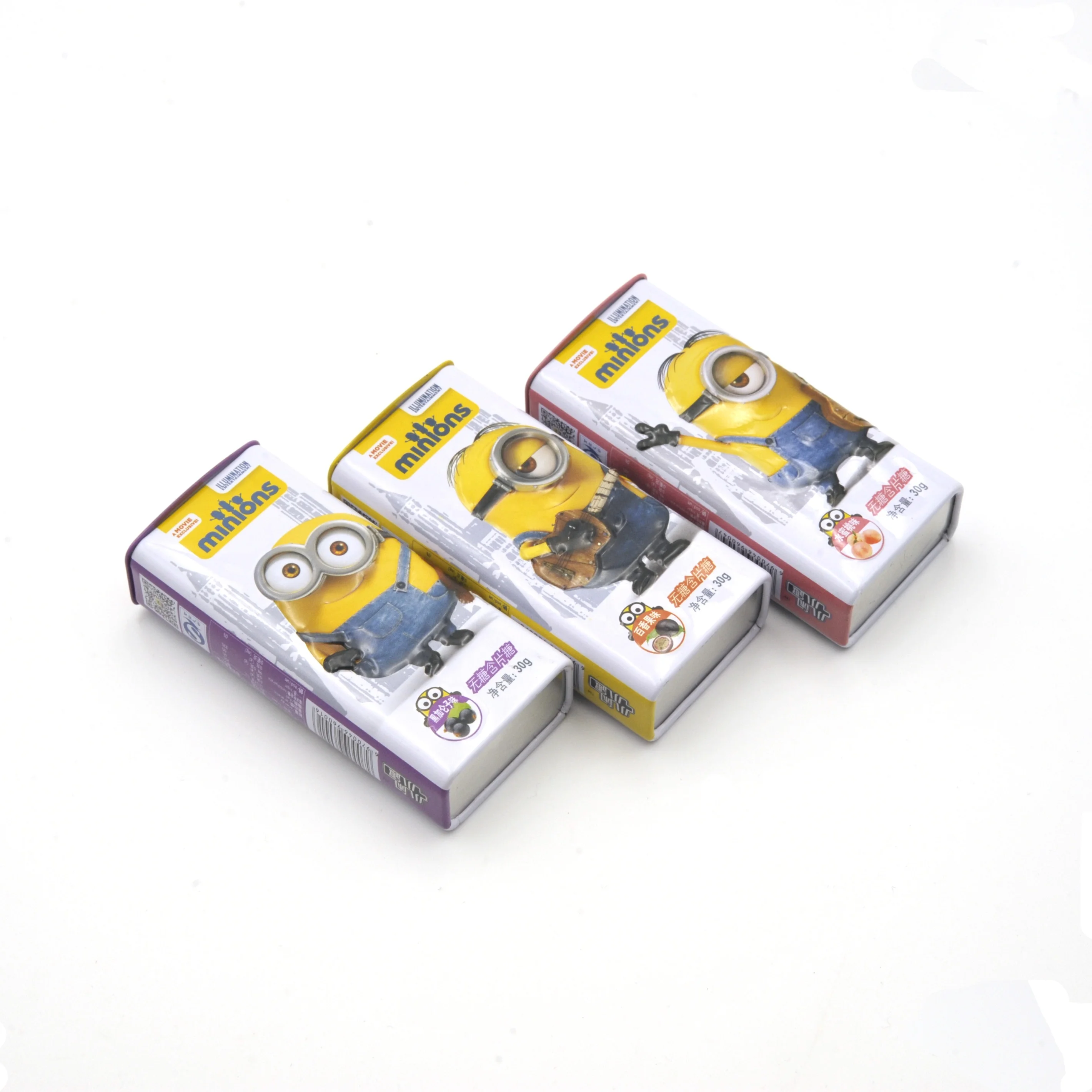 Classic Chewing Gum Tin Case With Flip Top Lid Pocket Mint Tin Can Box Printing Customized