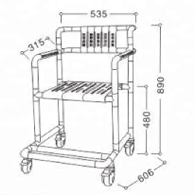 Cubilox OEM High Loading Capacity Bathroom Fittings Disabled Toilet Shower Wheelchair