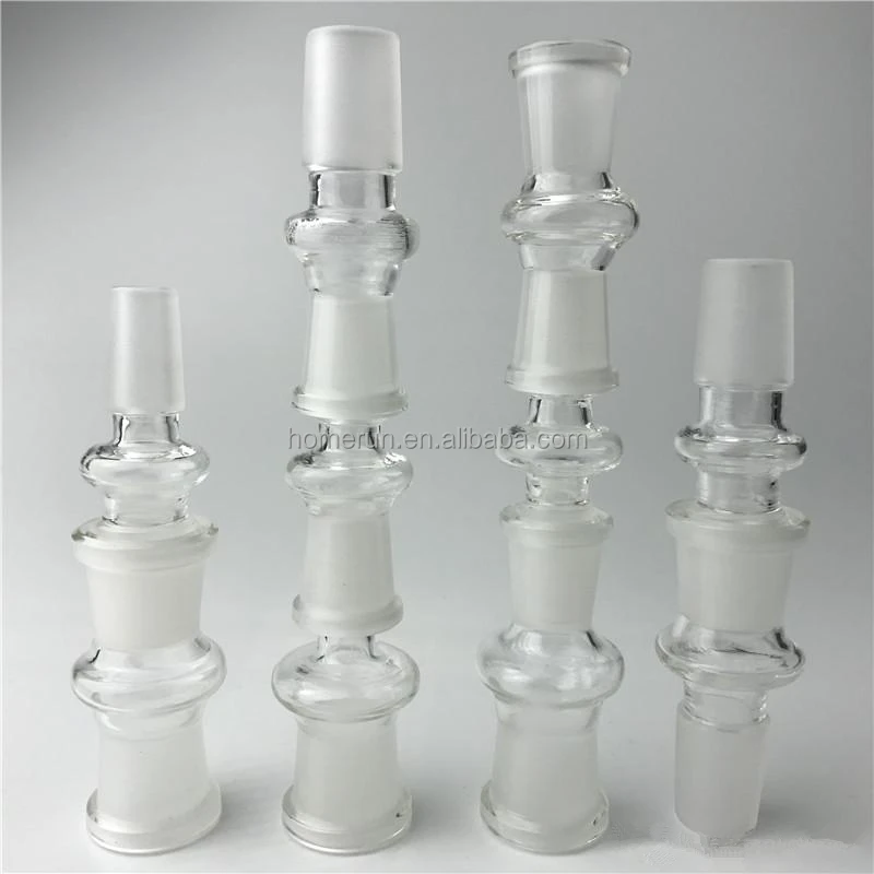Glass Adapter 14mm 18mm Male Female Nectar with Grinding Mouth Glass Adapters smoking accessories