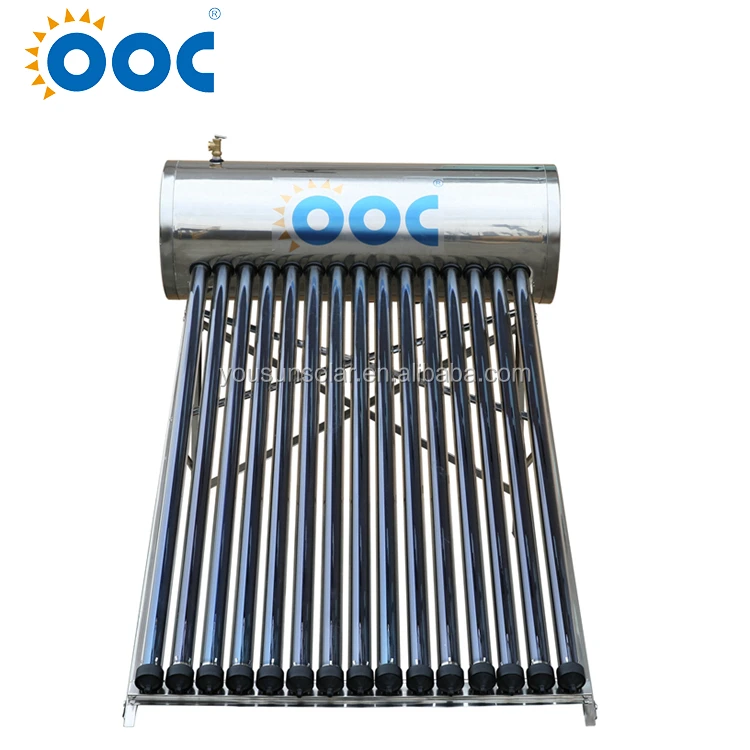 Passive Rooftop Water Heater Termas Solares SolarThermal Collector