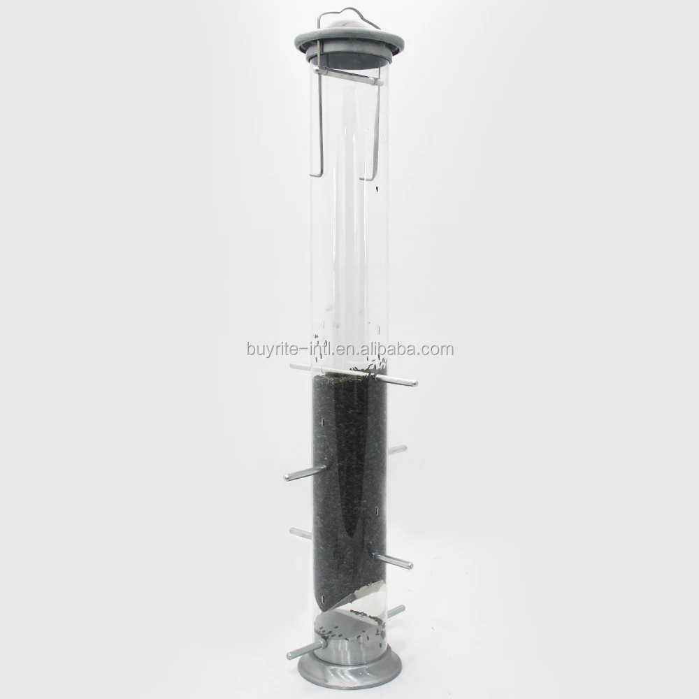 Роскошная подвесная кормушка для птиц из алюминия с металлической отделкой, 21 дюйм