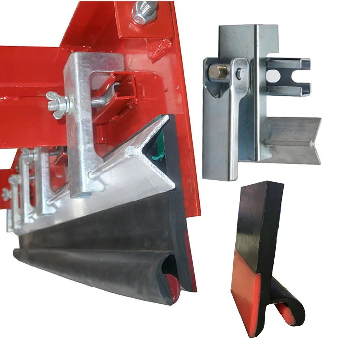Belt Sealing Systems Conveyor Side Polyurethane skirt board With Clamps