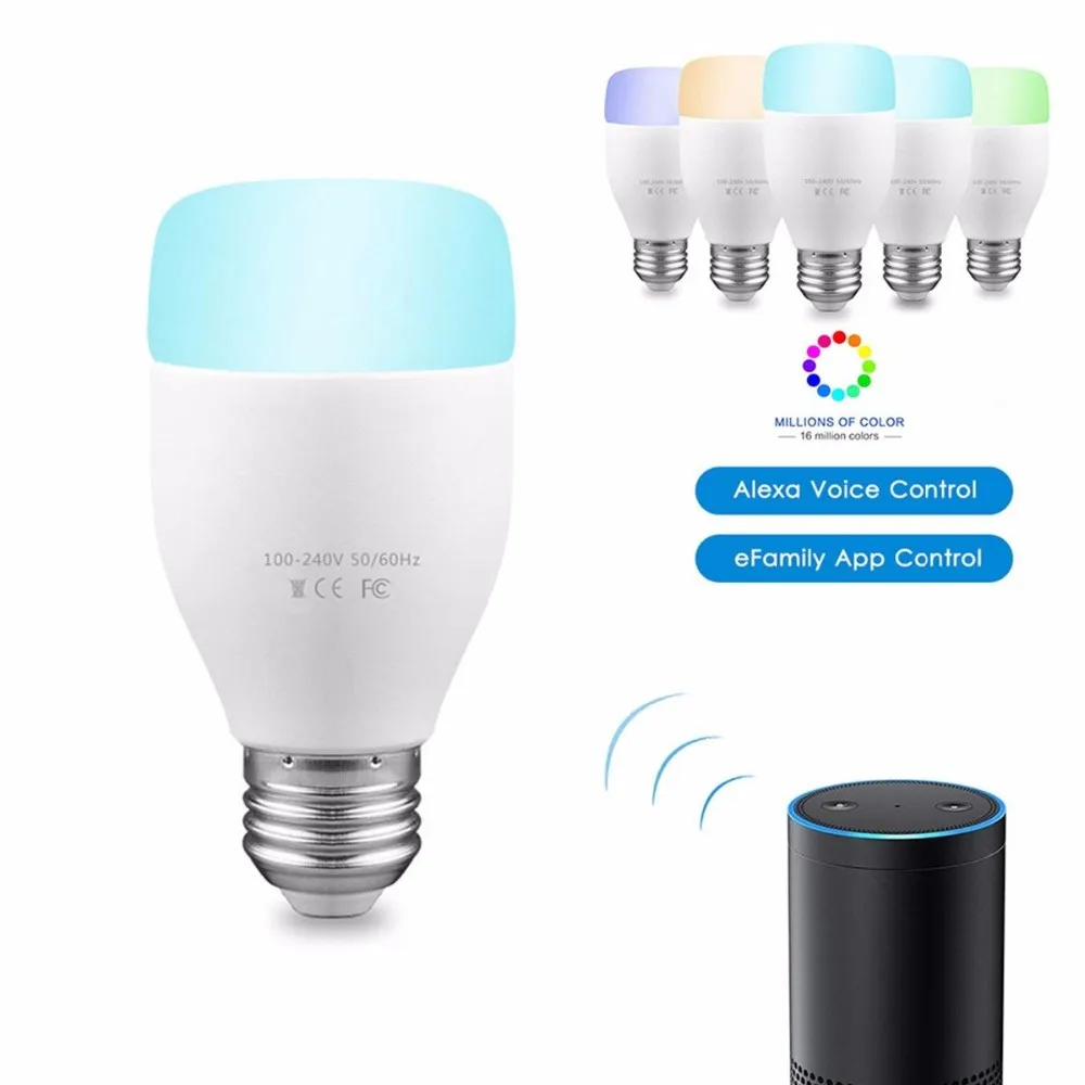 
Tuya cloud 16 Millions Colors zigbee 3.0 Smart Led Bulb E27 Socket Type LED Lamp Bulb 