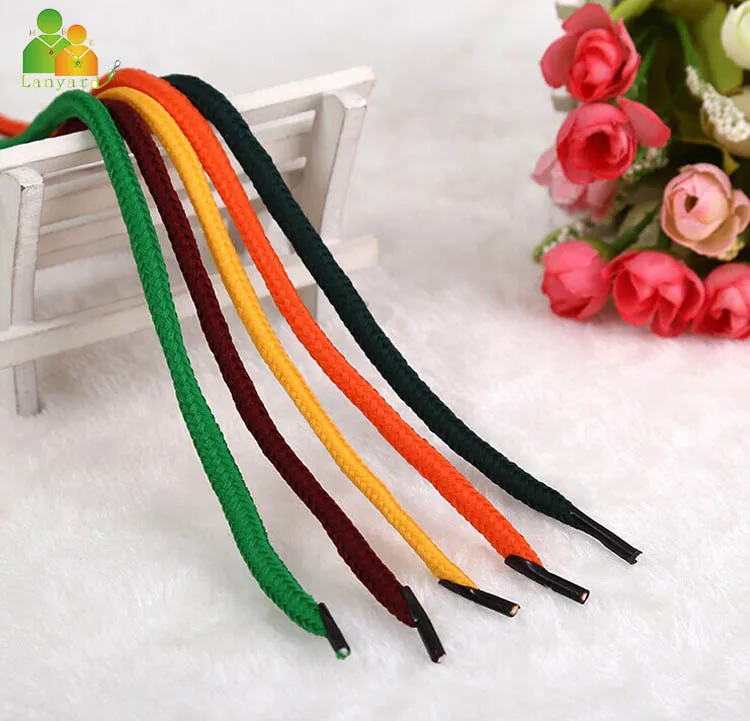 Color Round Shoe Laces, Wholesale Design Shoe Laces Hot Sale Custom Net Shoelace Shoes Accessory Fashion 500 Pairs Customized