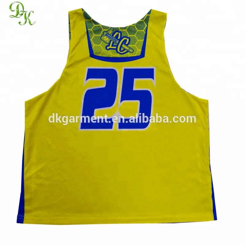 
reversible lacrosse jersey customized sublimation printing design 
