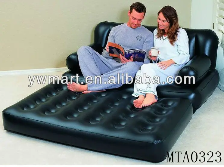 Hot sale products fashion soft warm beach air pvc inflatable bed mattress