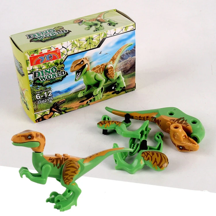 
8 model DIY animal toys plastic dinosaur toy from china 
