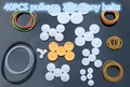 40PCS Pulley weighs about 20g rubber band plastic pulley robot model toy car accessories diy small