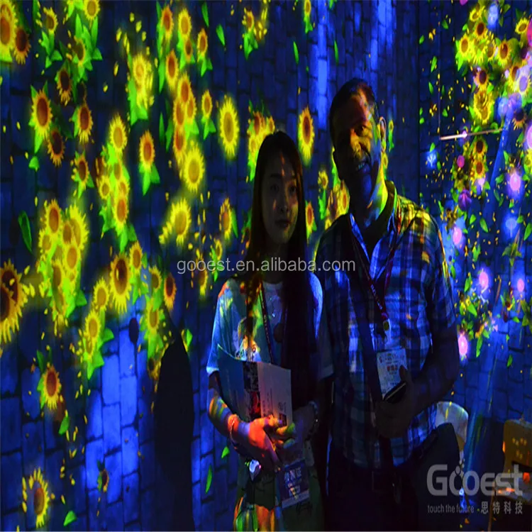 Immersive 3D visual feast art show projection