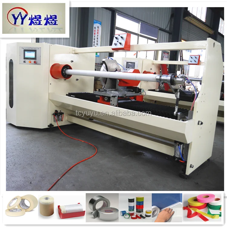 YU-701 PTFE Skived Flexible Sheet Automatic Slitting Machine  Film Roll Automatic Slitter