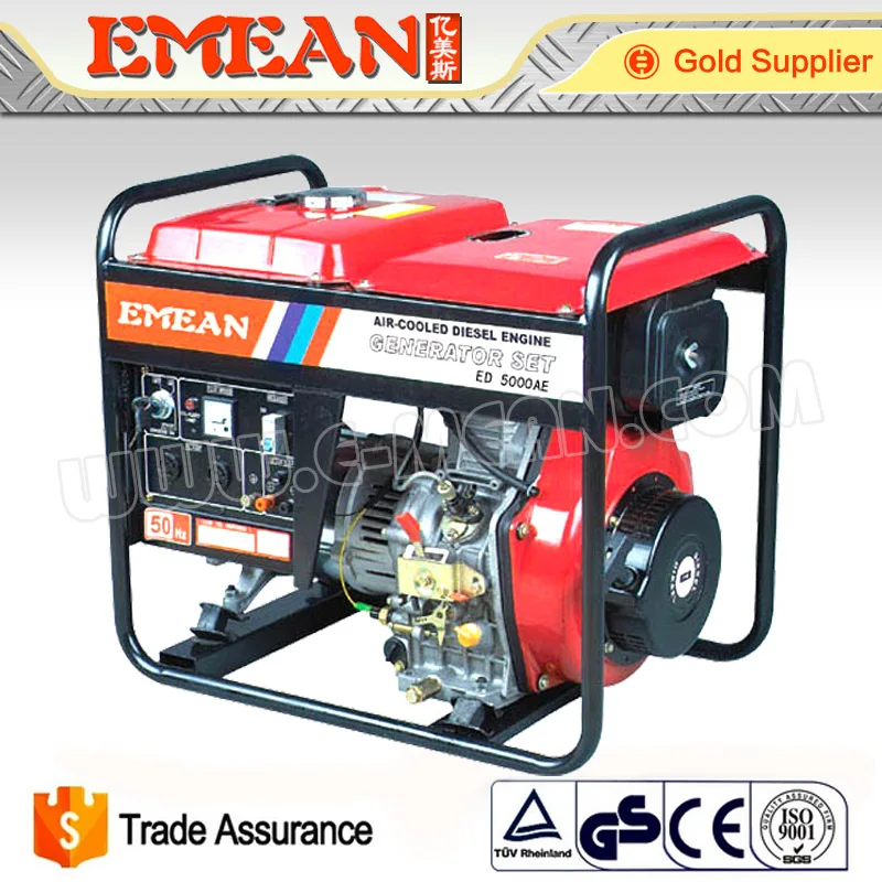 Дешевой цене! китай питания 5kw дизель портативный генератор цена