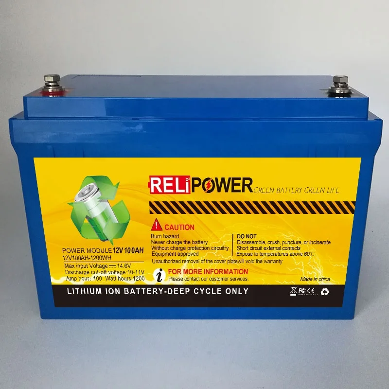 12v 200ah lithium-ion cell for RV/ solar system/ golf carts