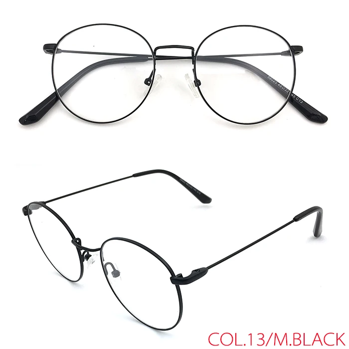 wenzhou factory hot sale unisex no diopter Round metal eyeglasses women frames eye wear