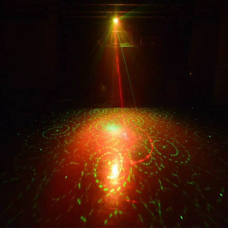 Multicolor rotation mini dj holiday laser light led disco concert light red blue moving club spider beam laser light