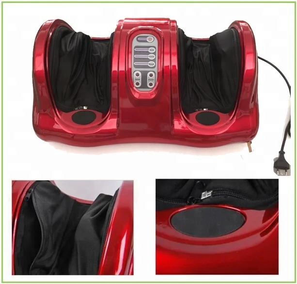 Foot massager and foot application swing blood circulation chi machine