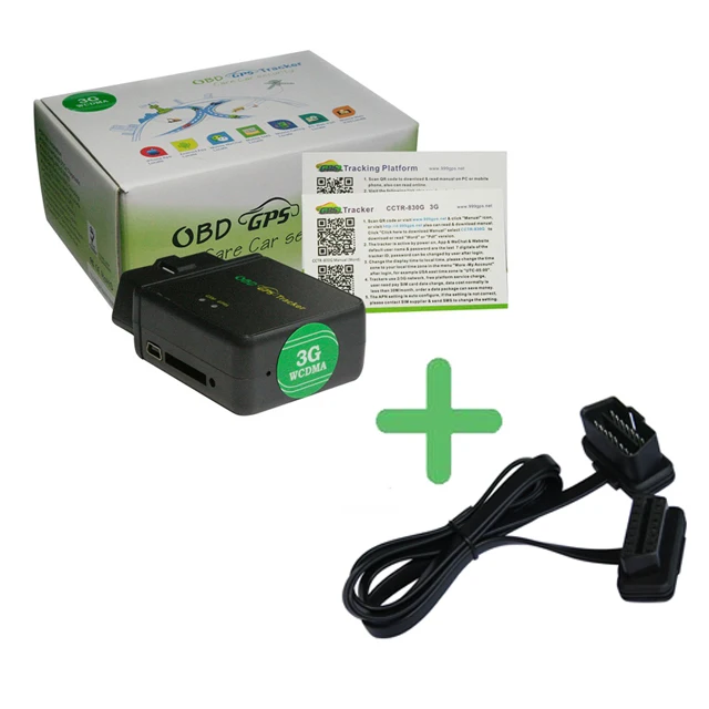 3G OBD GPS Car Tracker WCDMA Frequency 850/900/1900/2100MHZ CCTR-830G DIY No Installation OBD II Car GPS Tracker