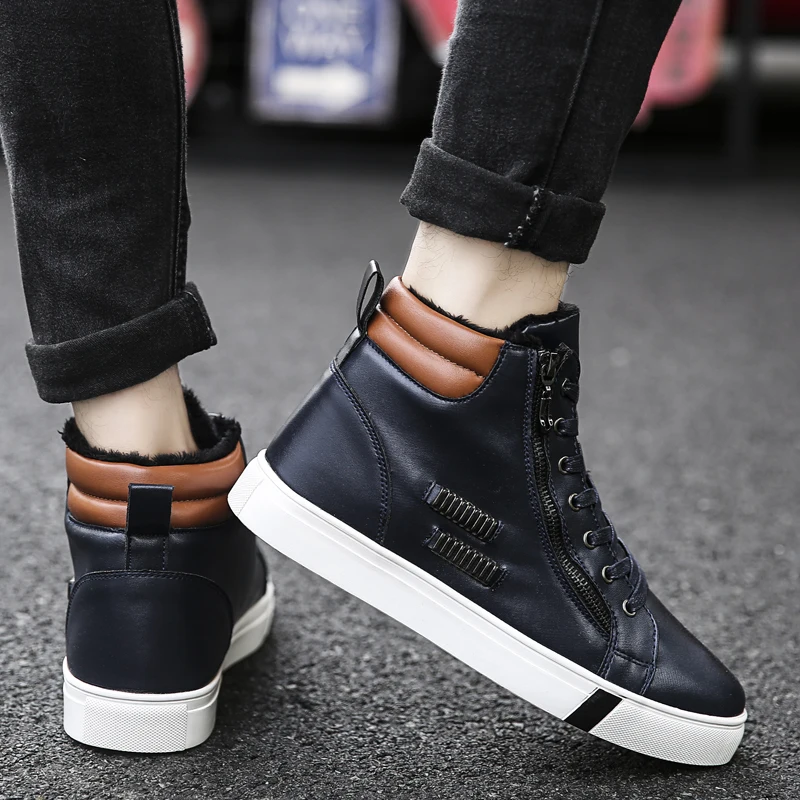 High quality male casual leather sports sneaker dubai China factory wholesale low price shoes men