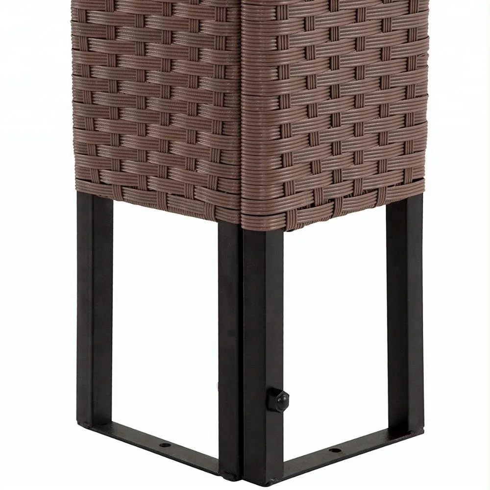 Rattan Garden Gazebo 3x4m 12sqm Outdoor Pavilion Party Marquee Reception Tent