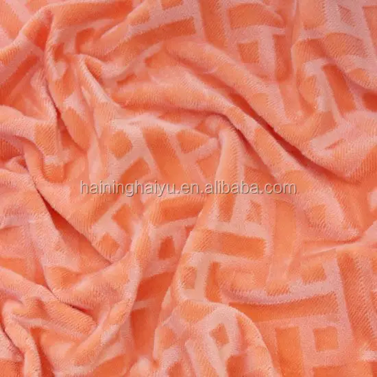 Щеткой velboa полиэстер бархат золочение ткань Минки ткань