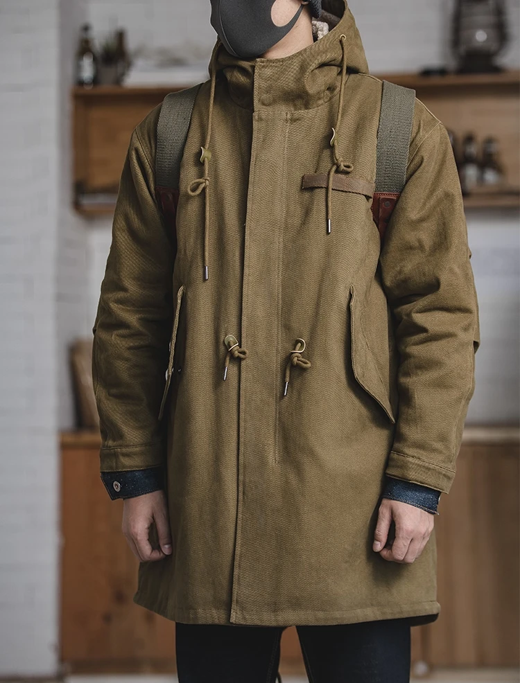 OEM custom m51 hooded sherpa fleece lining long camel men winter parka, turkey military parka