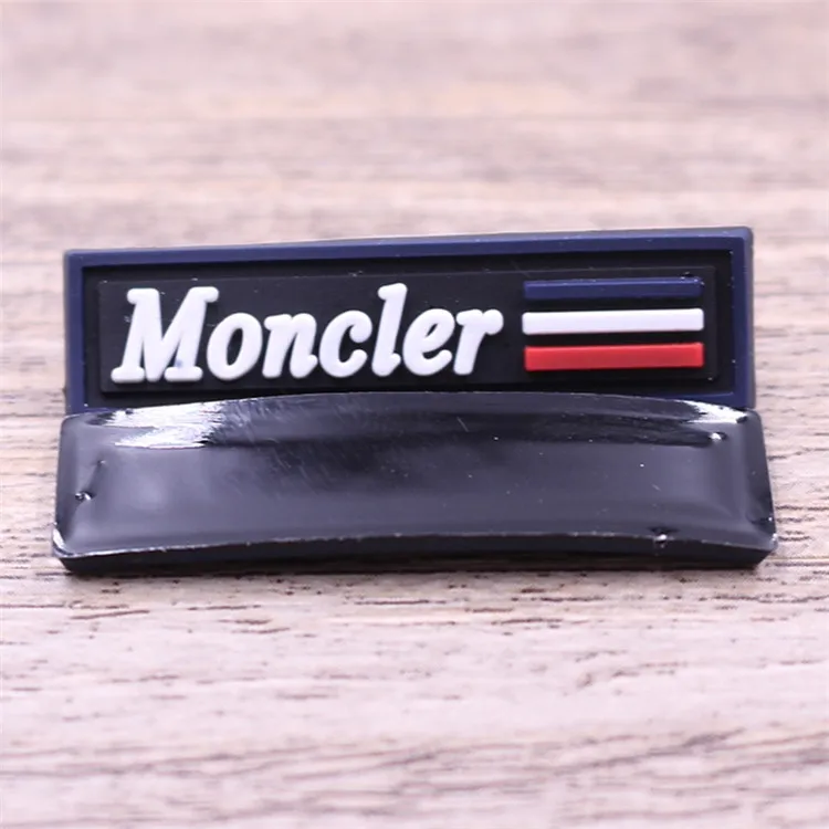 3D clothing label custom rubber logo from china supplier