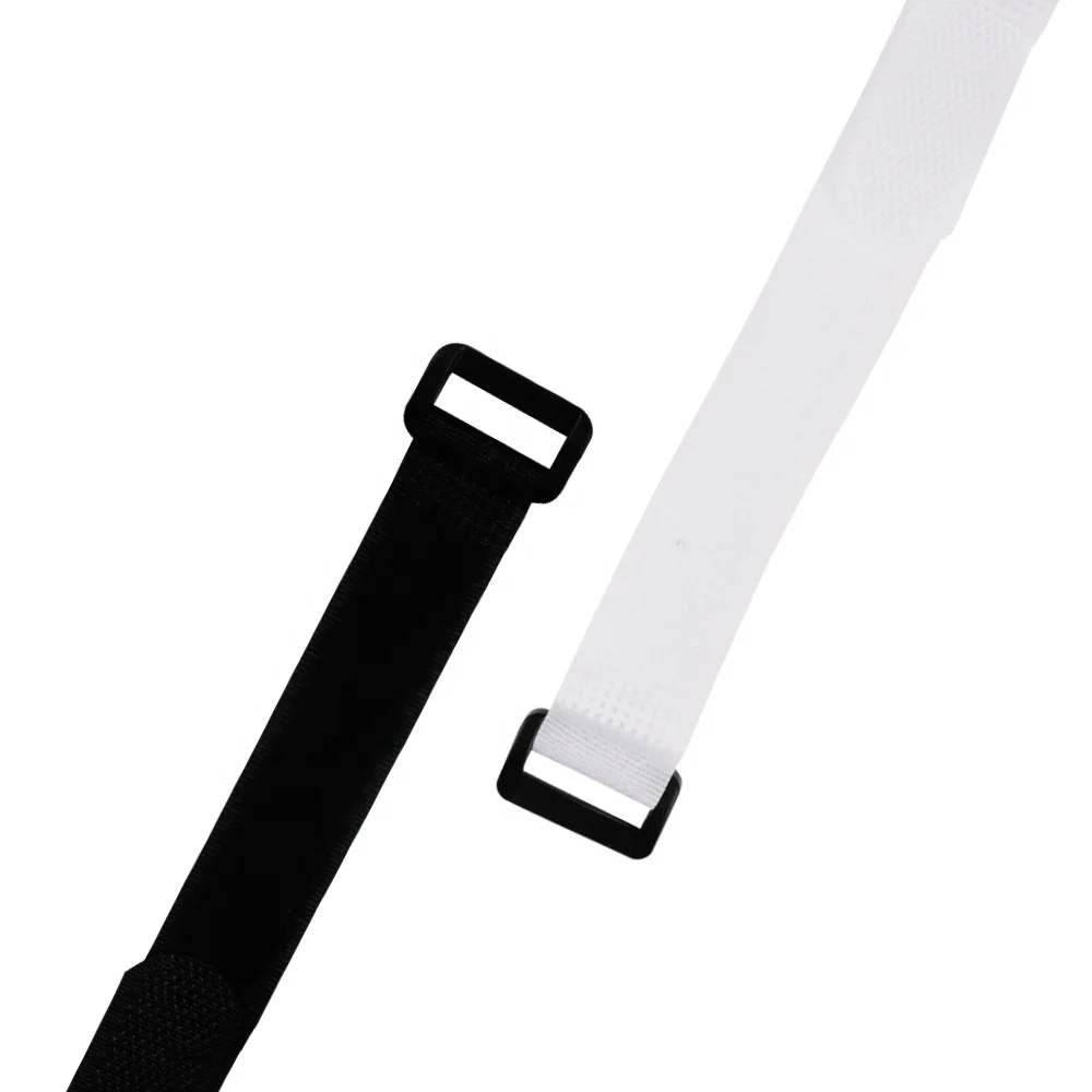 
2019 Newest design colored black /white 20*2cm tie / strips / band Loop Cable Organizers 