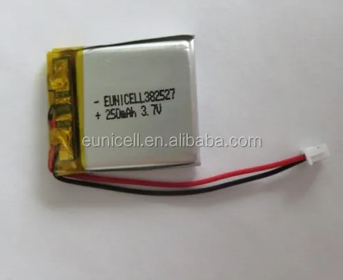 3.7V Lithium Li Ion Polymer Battery LP401029 90mAh Rechargeable