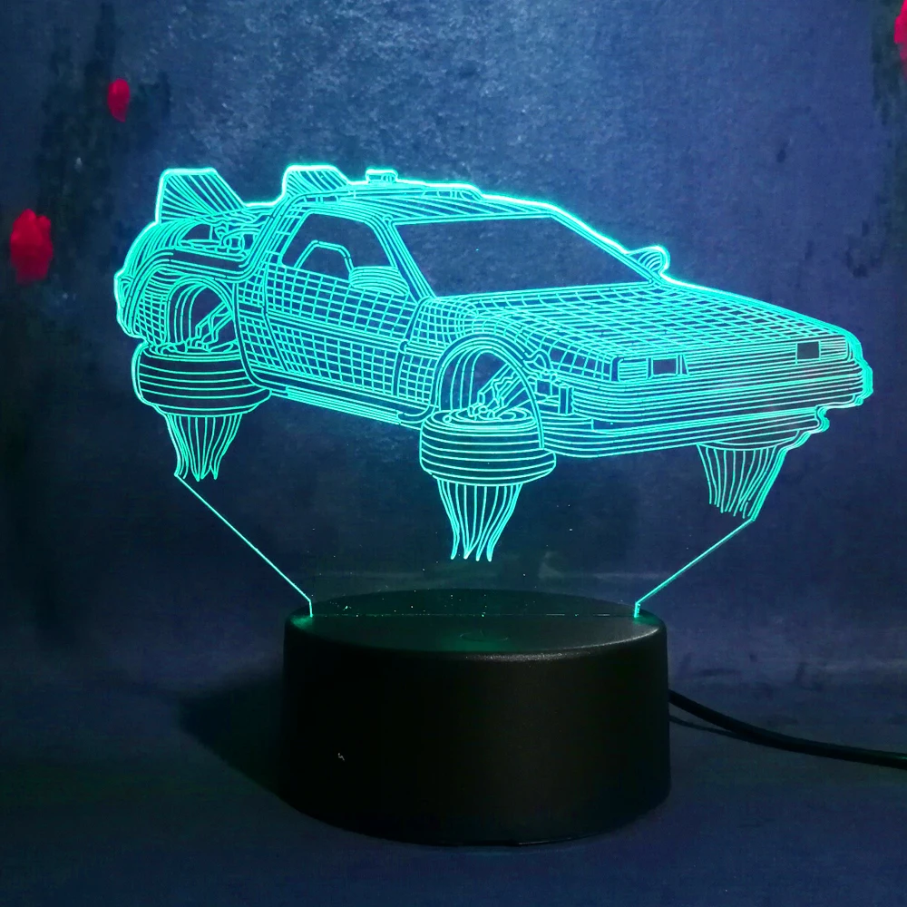 Racing Car Model 3D Touch LED Lamp Night Light Cool toy adult fans birthday gift Room Decor lava display bulb exhibition Lamp