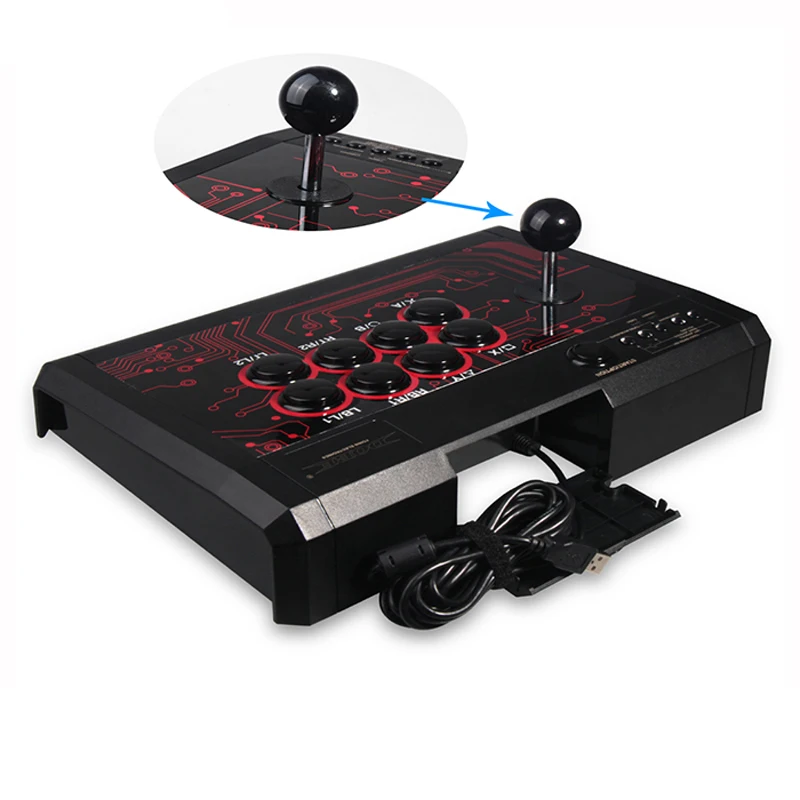 Игровые аксессуары 7 в 1, супер файтинги, аркадный контроллер PS4, проводной для PS4/PS3/XBOX One/360/Nintendo Switch