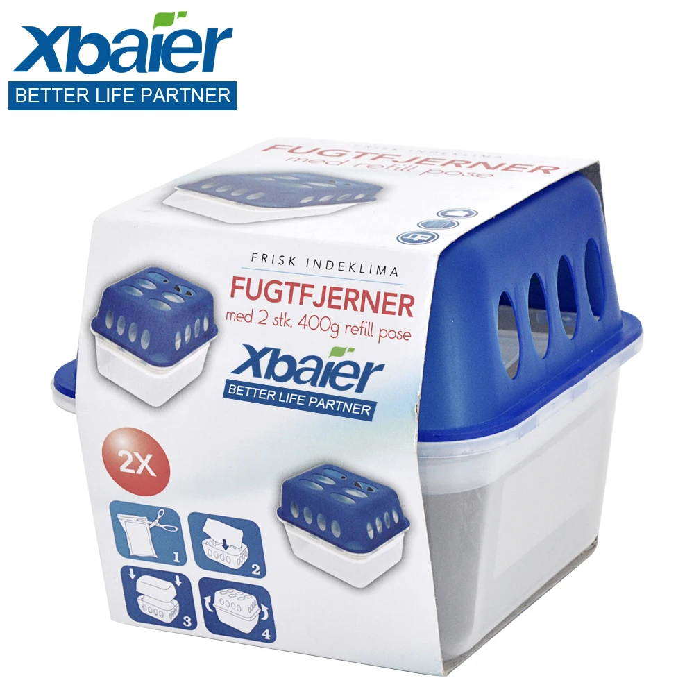 Wholesale Eco odor Dehumidifier Granules Refill Bag Moisture Absorber Box