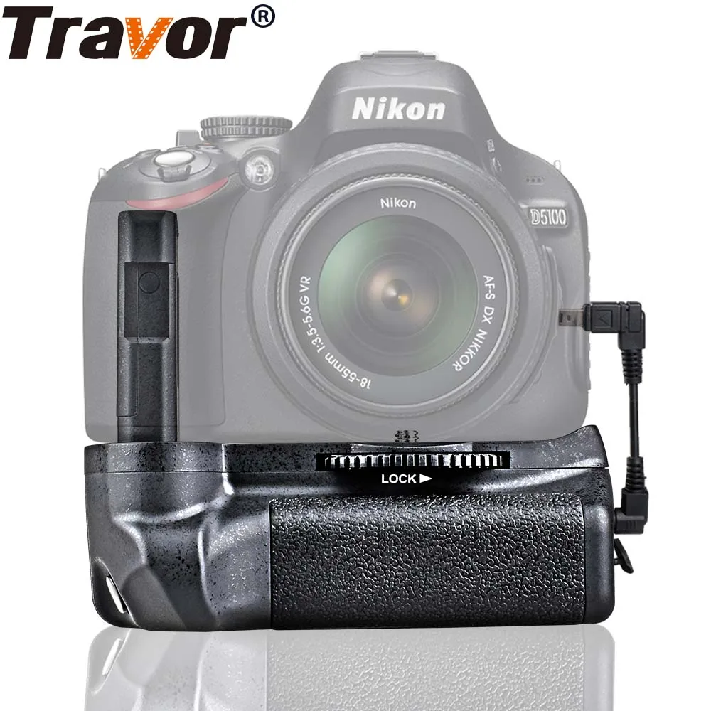 
Travor Battery Grip Holder For Nikon D5100 D5200 D5300 DSLR Camera Work With EN-EL14 