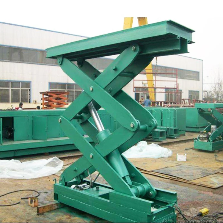 hydraulic cargo lift stationary scissor lift platform