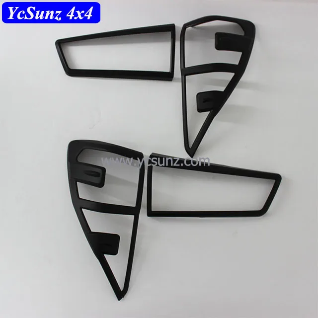 YCSUNZ 2016-2017 Tail Lamp Light Cover Trim ABS Matte Black For Innova 2016 Crysta Accessories Rear Light Cover Black
