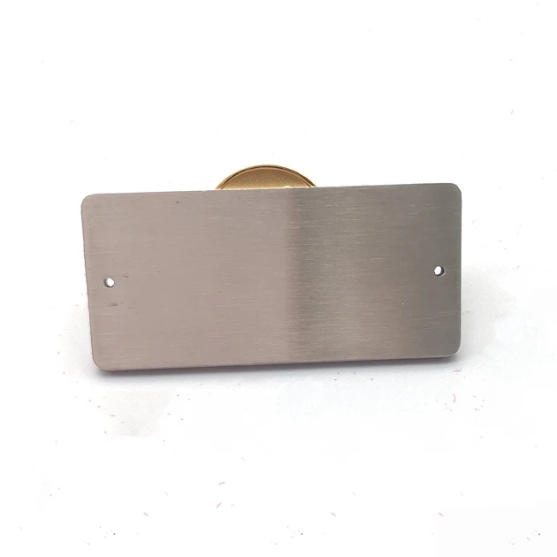 
High Quality Custom Metal Furniture Plate, Laser Engraved Logo 