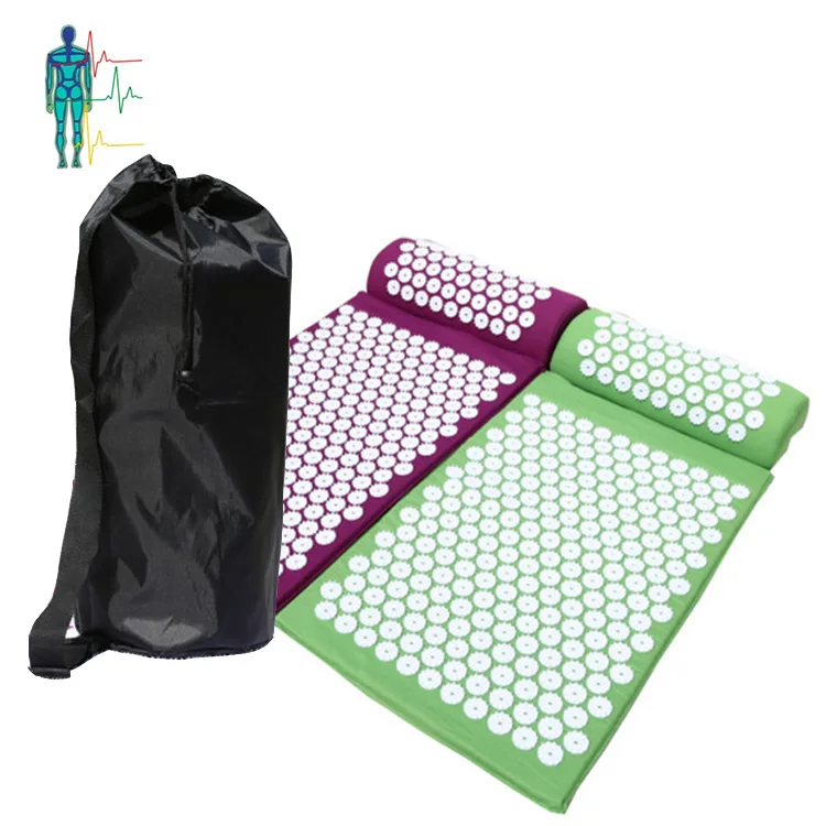 
Acupuncture Therapy Massager Mat Massage Cushion with Travel Neck Pillow 